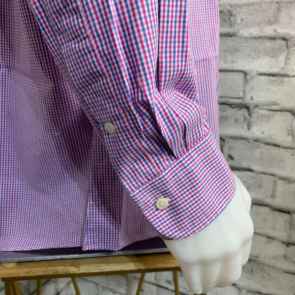 Lauren Ralph Lauren Slim Fit Gingham Print Dress Shirt - Picture 4 of 12